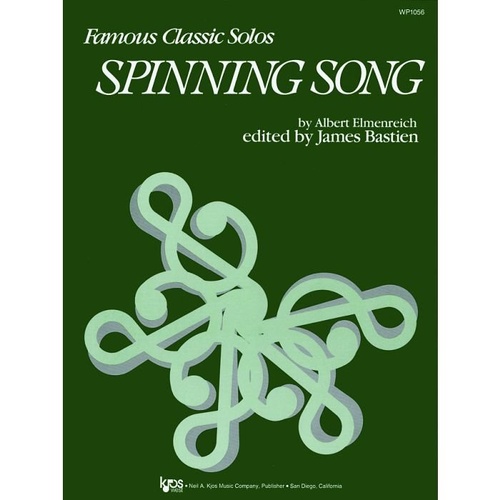 Spinning Song Op 14 for Piano - Neil A. Kjos Music Company - 1 Page
