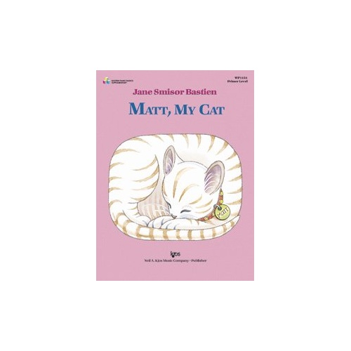 Matt My Cat for Piano - Easy Left Hand Melody with Right Hand Chords, 4 Pages, Neil A. Kjos Music Company