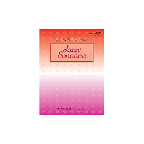 Jazzy Sonatina Late Elementary for Piano by Neil A. Kjos Music Company, 8 Pages