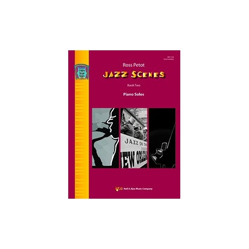 Jazz Scenes Book Two for Piano by Neil A. Kjos Music Company, 32 Pages