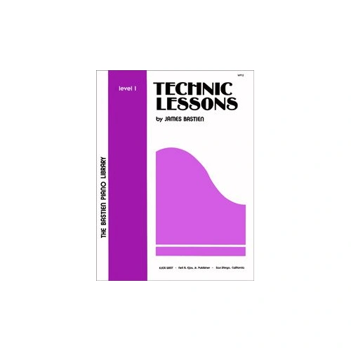 Technic Lessons Level 1 by Neil A. Kjos Music Company - 32 Pages for Piano