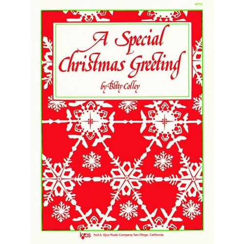 Special Christmas Greeting for Piano