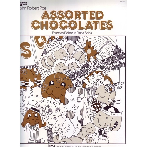 Assorted Chocolates - Piano Music, 16 Pages, Publisher: Neil A. Kjos Music Company