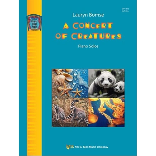 BOMSE A Concert of Creatures Early Intermediate Piano 24 Pages