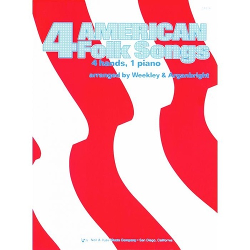 Four American Folk Songs for Piano Duet by Neil A. Kjos Music Company