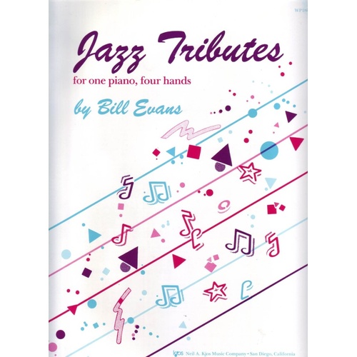 Jazz Tributes for Piano - 32 Pages by Neil A. Kjos Music Company