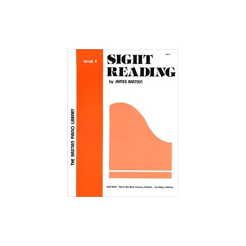 Sight Reading Level 4 - 32 Pages, Piano Method, Neil A. Kjos Music Company