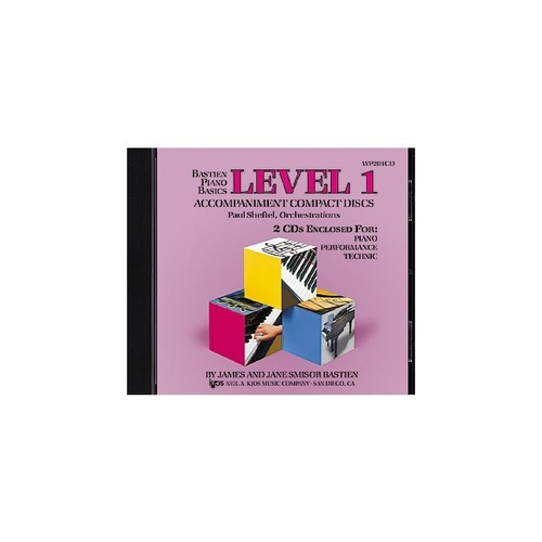 Piano Basics Complete Level 1 Accompaniment 2 CD Set