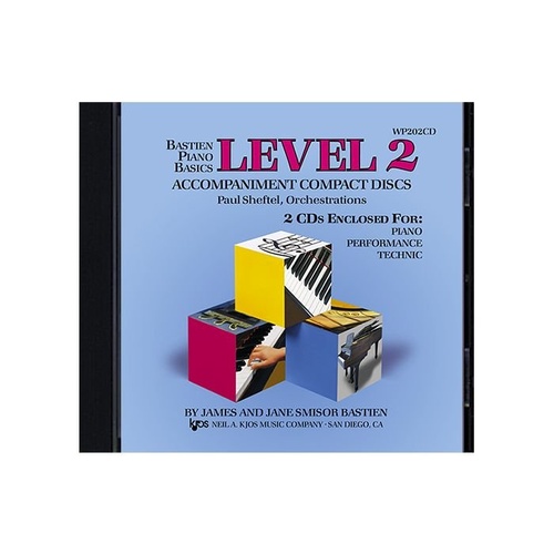 Piano Basics Complete Level 2 Accompaniment 2 CD Set