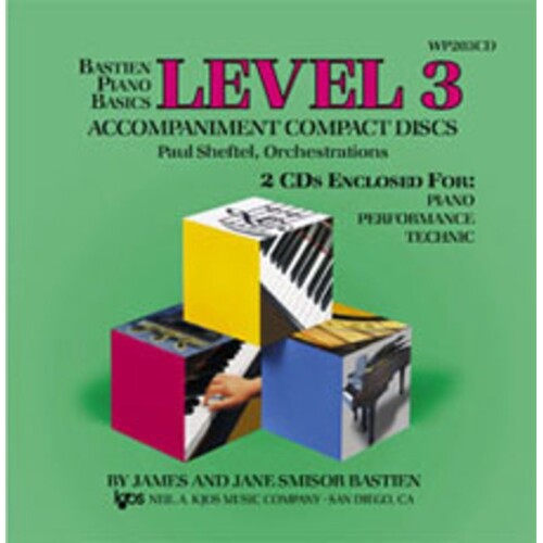 Piano Basics Complete Level 3 Accomp 2 CD Set 
