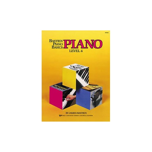 Bastien Piano Basics Level 4 for Young Beginners