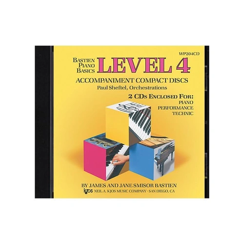 Piano Basics Complete Level 4 Accompaniment 2 CD Set