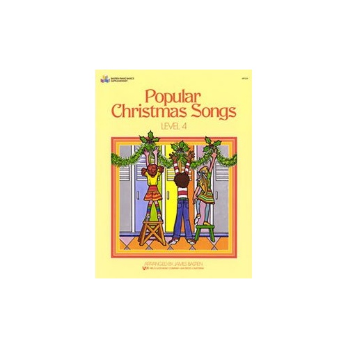 Popular Christmas Songs Level 4 by James Bastien, 24 Pages, Piano, Neil A. Kjos Music Company