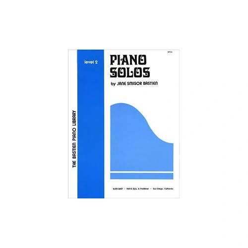 Piano Solos Level 2 by Jane Bastien, 32 Pages, Bastien Piano Library, Neil A. Kjos Music Company