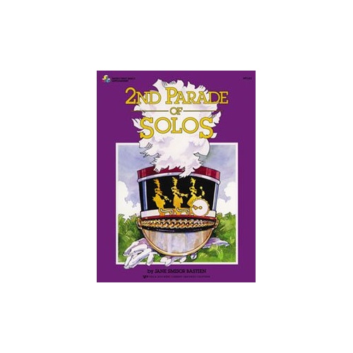 Bastien - 2nd Parade of Solos for Piano by Jane Bastien, 40 Pages, Full-Color Illustrations, Various Styles