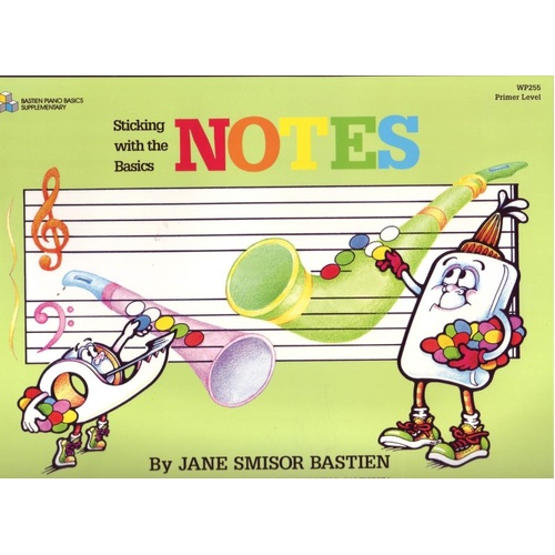 Sticking With The Basics Notes Sticker Book by Neil A. Kjos Music Company