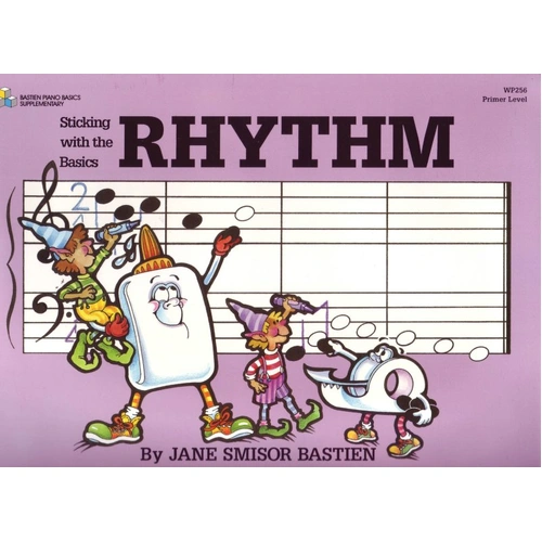 Sticking with the Basics Rhythm Sticker Book by Neil A. Kjos Music Company