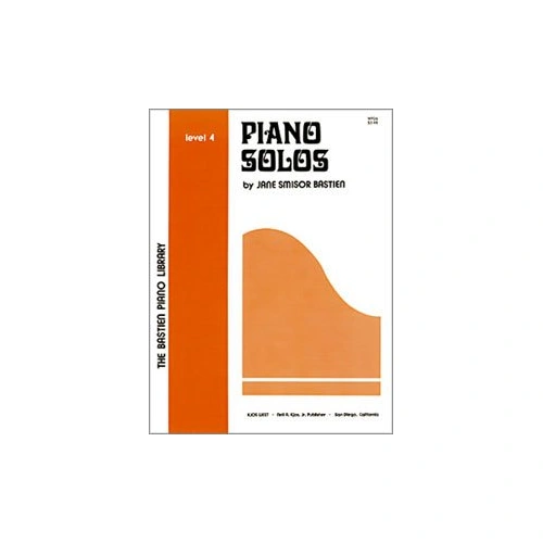 Piano Solos Level 4 by Neil A. Kjos Music Company, 32 Pages, Supplementary Solo Material for Performance and Recitals