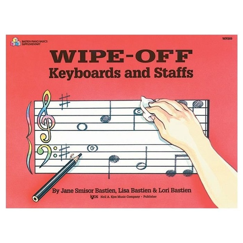 Wipe Off Keyboards and Staffs by Neil A. Kjos Music Company - 8 Pages