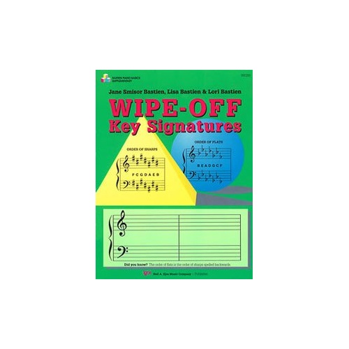 Wipe Off Key Signatures Textbook by Neil A. Kjos Music Company