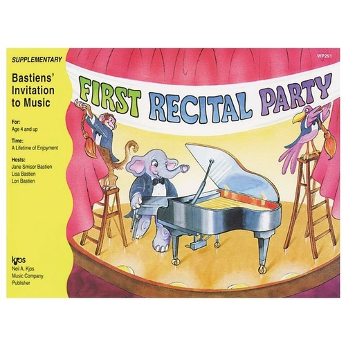 Invitation to Music First Recital Party by Neil A. Kjos Music Company - Piano, 16 Pages