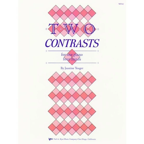 Two Contrasts Piano Duet by Neil A. Kjos Music Company, 24 Pages