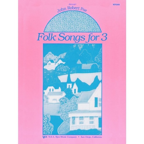 Folk Songs for 3 - Piano Sheet Music by Neil A. Kjos Music Company