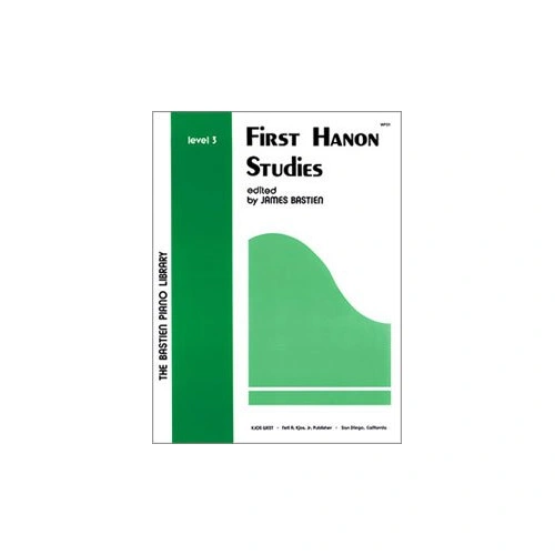 First Hanon Studies Level 3 for Piano, 24 Pages, Neil A. Kjos Music Company