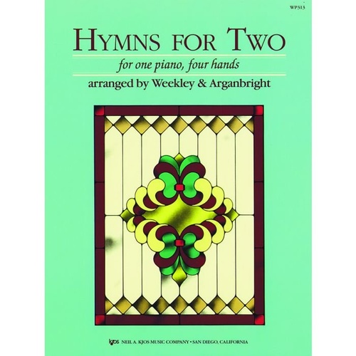 Hymns for Two - Piano Duet by Neil A. Kjos Music Company, 1 Page