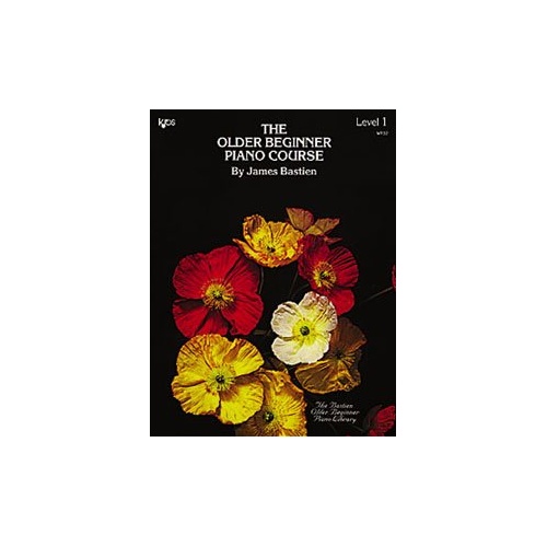 Older Beginner Piano Course Level 1 by James Bastien, 96 Pages, Neil A. Kjos Music Company, Bastien Older Beginner Piano Library