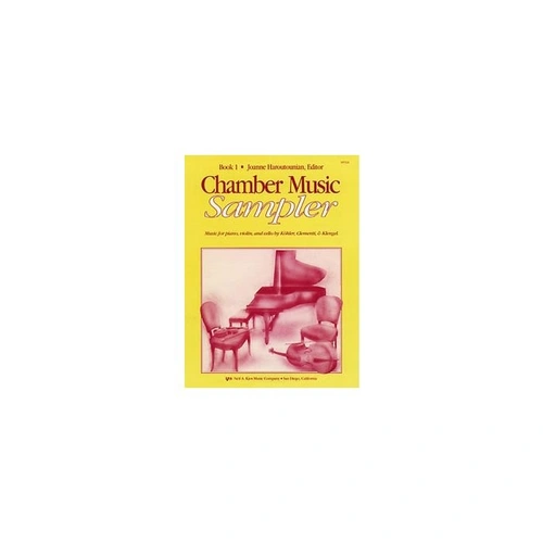 Chamber Music Sampler Book 1 for Violin, Cello, and Piano - 32 Pages