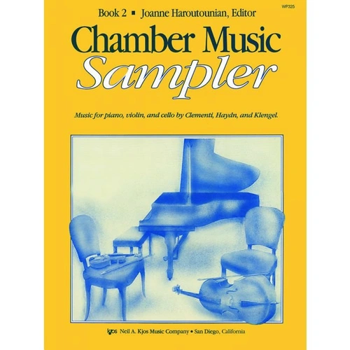 Chamber Music Sampler Book 2 for Violin, Cello, Piano - 60 Pages