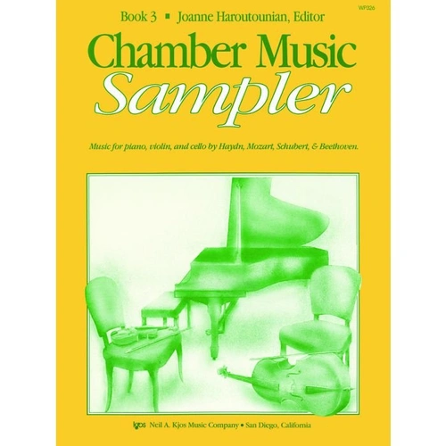 Chamber Music Sampler Book 3 for Violin, Cello, and Piano - 48 Pages