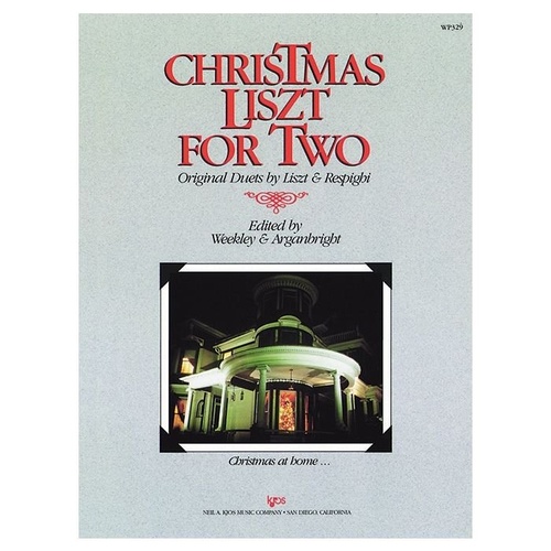 Christmas Liszt for Two - Piano Music Book, 24 Pages, Published by Neil A. Kjos Music Company