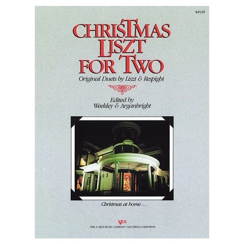 Christmas Liszt for Two - Piano Sheet Music, 24 Pages, Neil A. Kjos Music Company