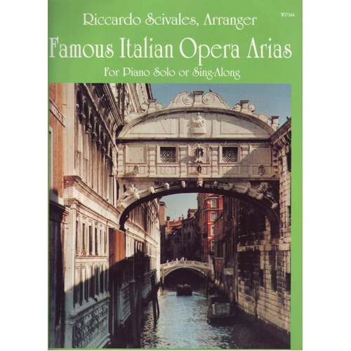 Italian Opera Arias for Easy Piano with Lyrics and Sing-Along