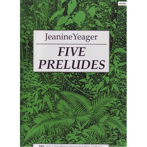 Preludes 5 Elementary for Piano by Neil A. Kjos Music Company