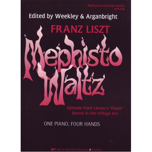 Mephisto Waltz Piano Duet by Neil A. Kjos Music Company