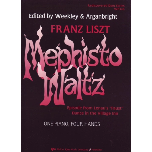 Mephisto Waltz Piano Duet by Neil A. Kjos Music Company