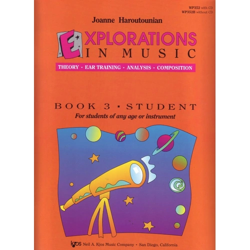 Explorations in Music Book 3 Student Book with CD