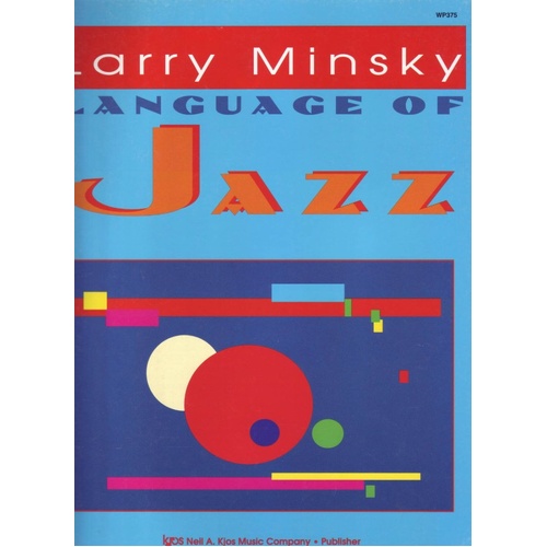 Language of Jazz - Piano Volume by Neil A. Kjos Music Company, 1 Page with Chord Symbols for Improvisation