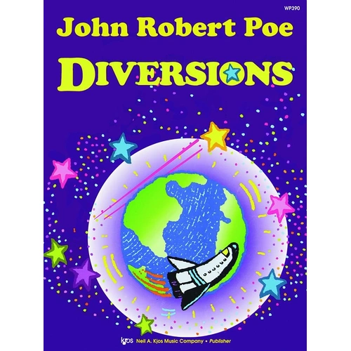 Diversions for Piano by John Robert Poe, 1 Page, Kjos Music Company