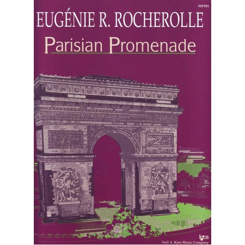 Parisian Promenade by Eugenie Rocherolle for Piano, 24 Pages, Published by Neil A. Kjos Music Company