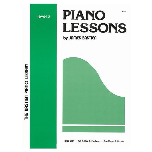 Piano Lessons Level 3 Old Series by Neil A. Kjos Music Company, 48 Pages