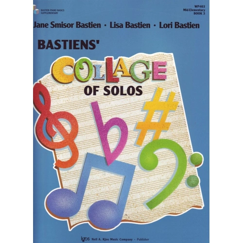 Collage of Solos Book 3 for Piano by Neil A. Kjos Music Company, 24 Pages