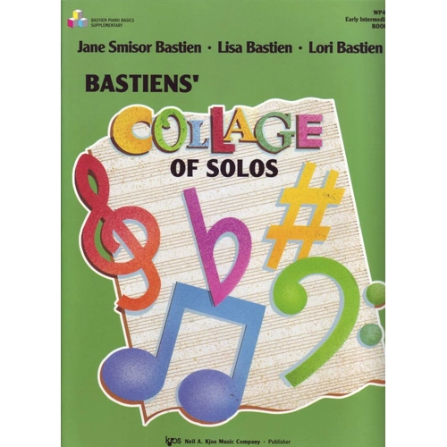 Collage of Solos Book 4 for Piano by Neil A. Kjos Music Company, 24 pages