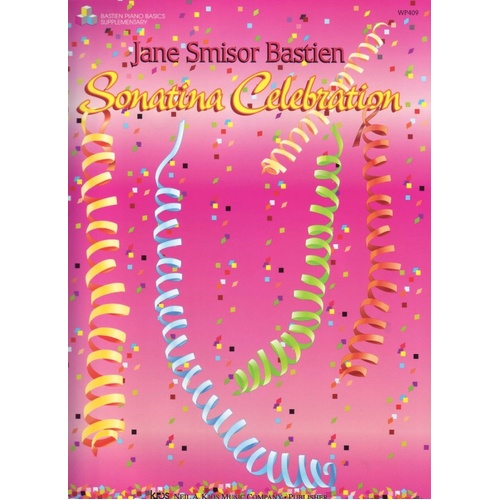 Sonatina Celebration by Jane Smisor Bastien for Piano - Festive Collection in F, C, and G Keys, Ideal for Festivals or Contests, 1 Page