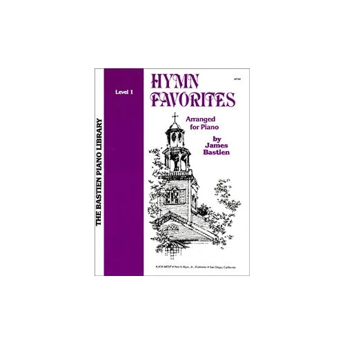 Hymn Favorites Level 1 for Piano by Neil A. Kjos Music Company, 32 pages