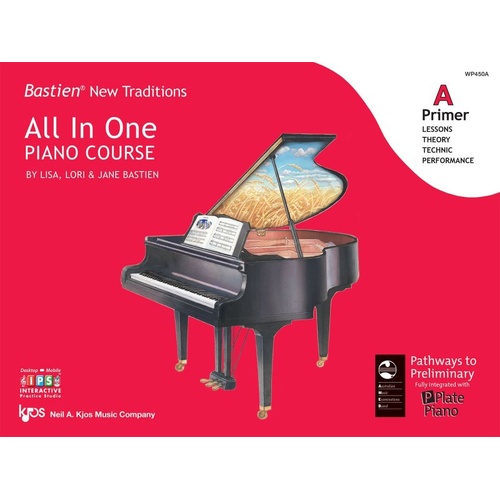 Bastien New Traditions All In One Piano Course Primer A - Australian Edition