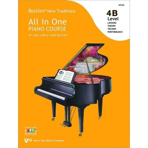 Bastien New Traditions All-in-One Piano Course Level 4B